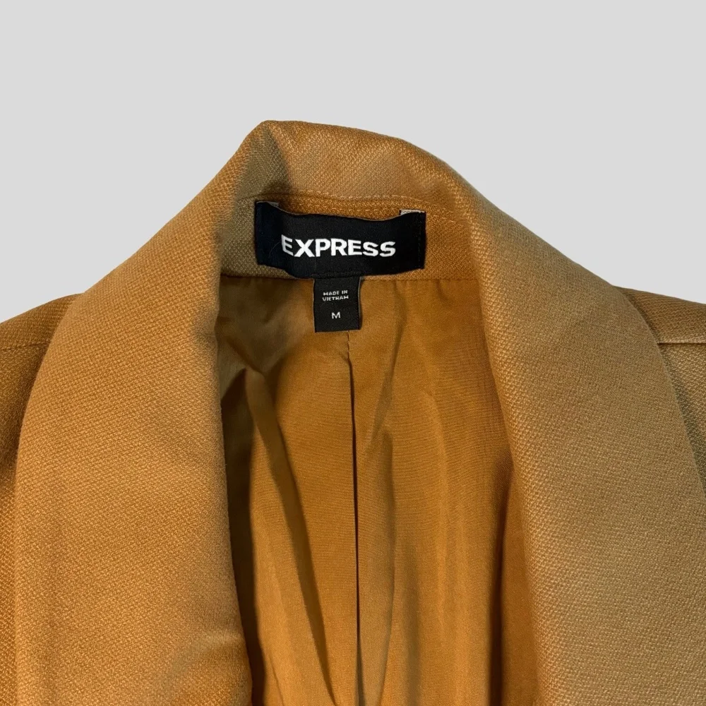 EXPRESS | WOMEN | TAN | CROPPED JACKET | EXCELLENT CONDITION | SIZE: M | - Picture 2 of 4